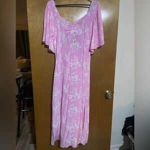 a new day Pink Floral Robe